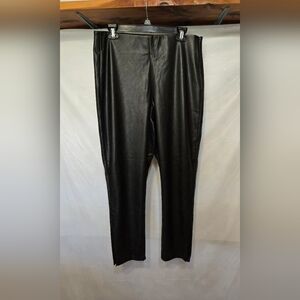 Old Navy Womens High-Rise Black Faux Leather Skinny Pants